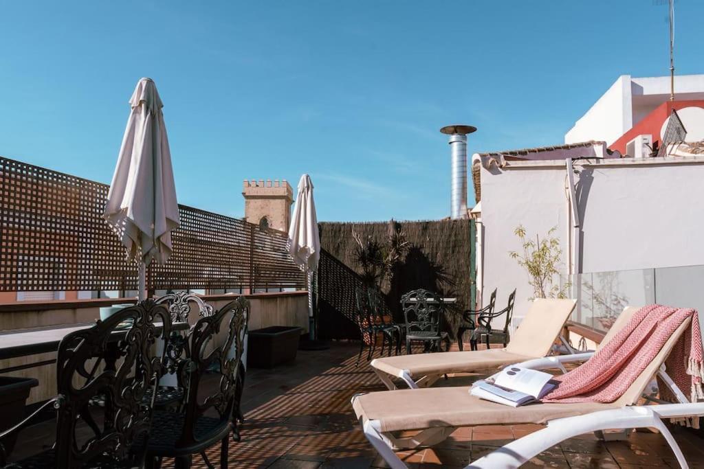 Apartamento Con Encanto En Patio Sevillano Esterno foto