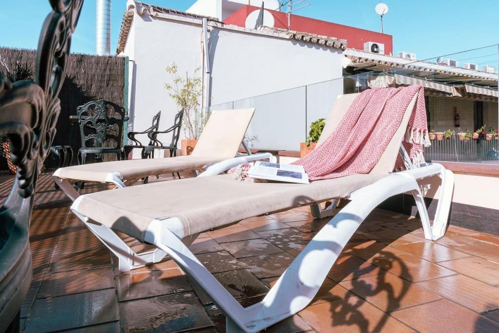 Apartamento Con Encanto En Patio Sevillano Esterno foto